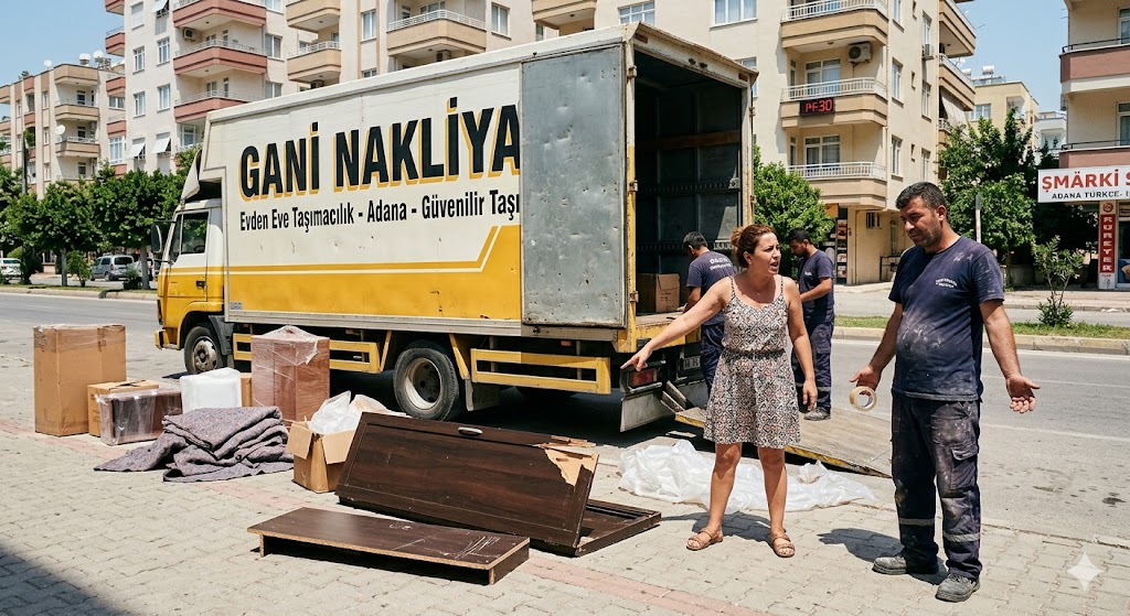 Adana Çukurova Eve Gani Nakliyat Eşya Zararı ve Mağduriyet